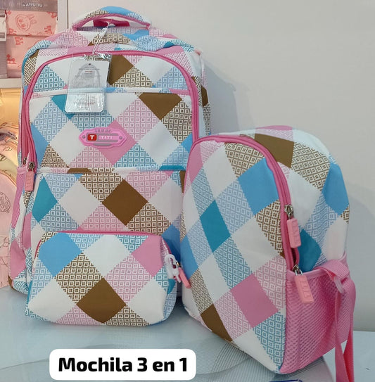 MOCHILA 3 EN 1 TAMAÑO OFICIO