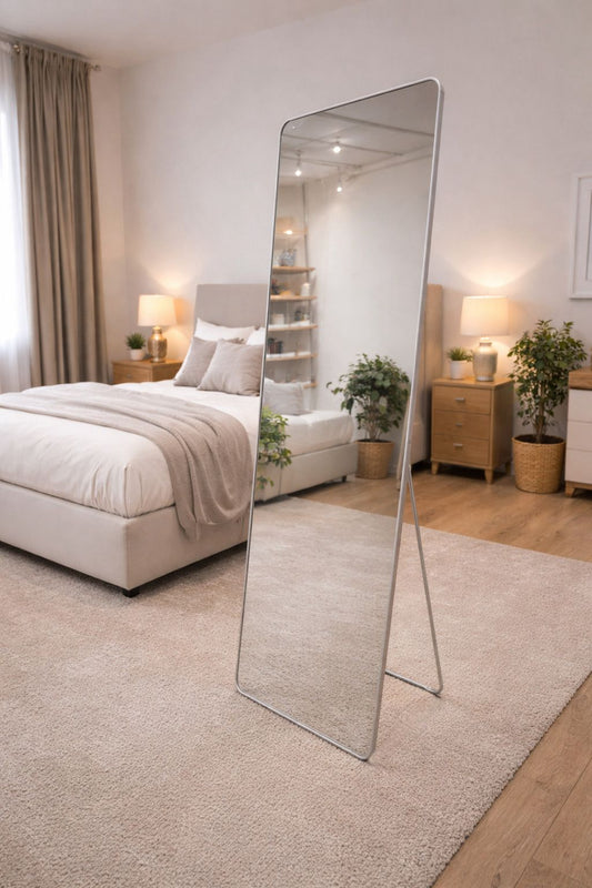 ESPEJO RECTANGULAR CUERPO ENTERO CON PARANTE CN-QA-33