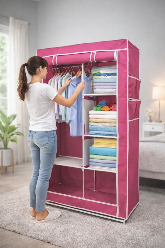 ROPERO PLEGABLE 2 CUERPOS YU-LN-026