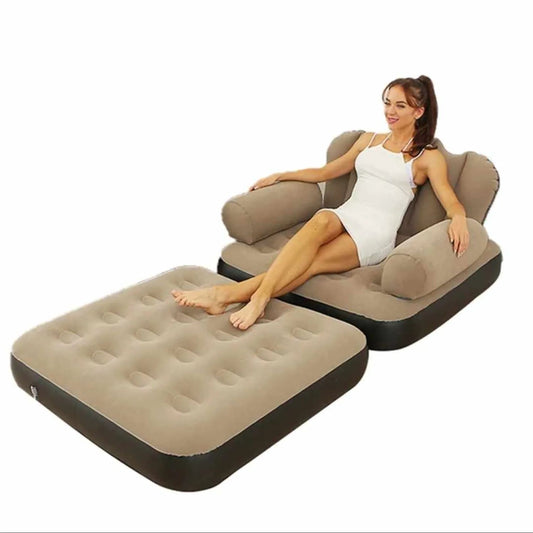 SOFA CAMA INFLABLE PLEGABLE ZN-C-2564