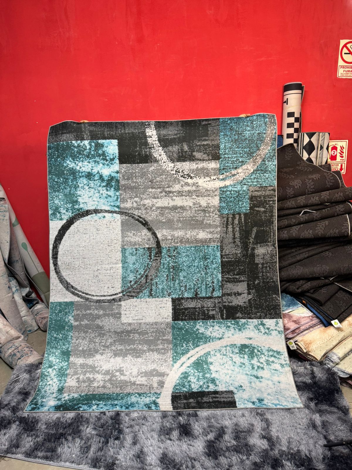 ALFOMBRAS ANTIDESLIZANTE 160x200CM TERCIOPELO
