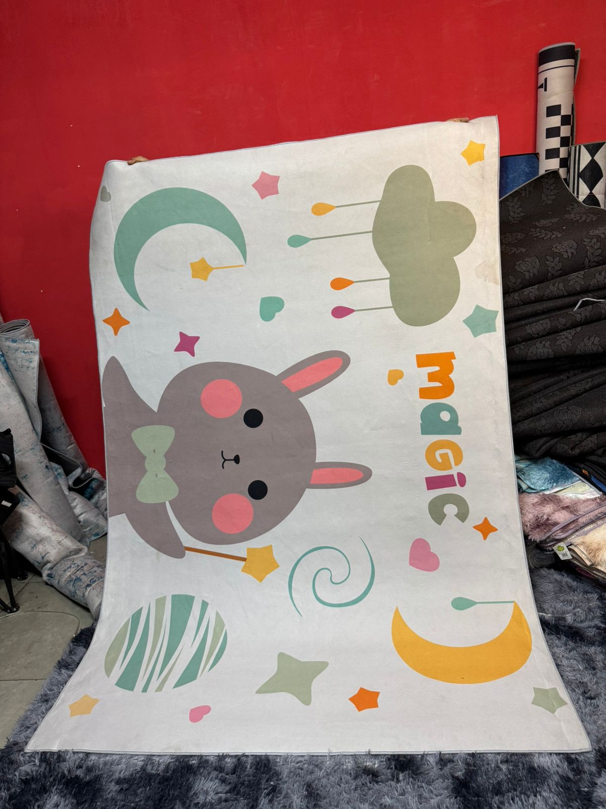ALFOMBRAS ANTIDESLIZANTE 160x200CM TERCIOPELO