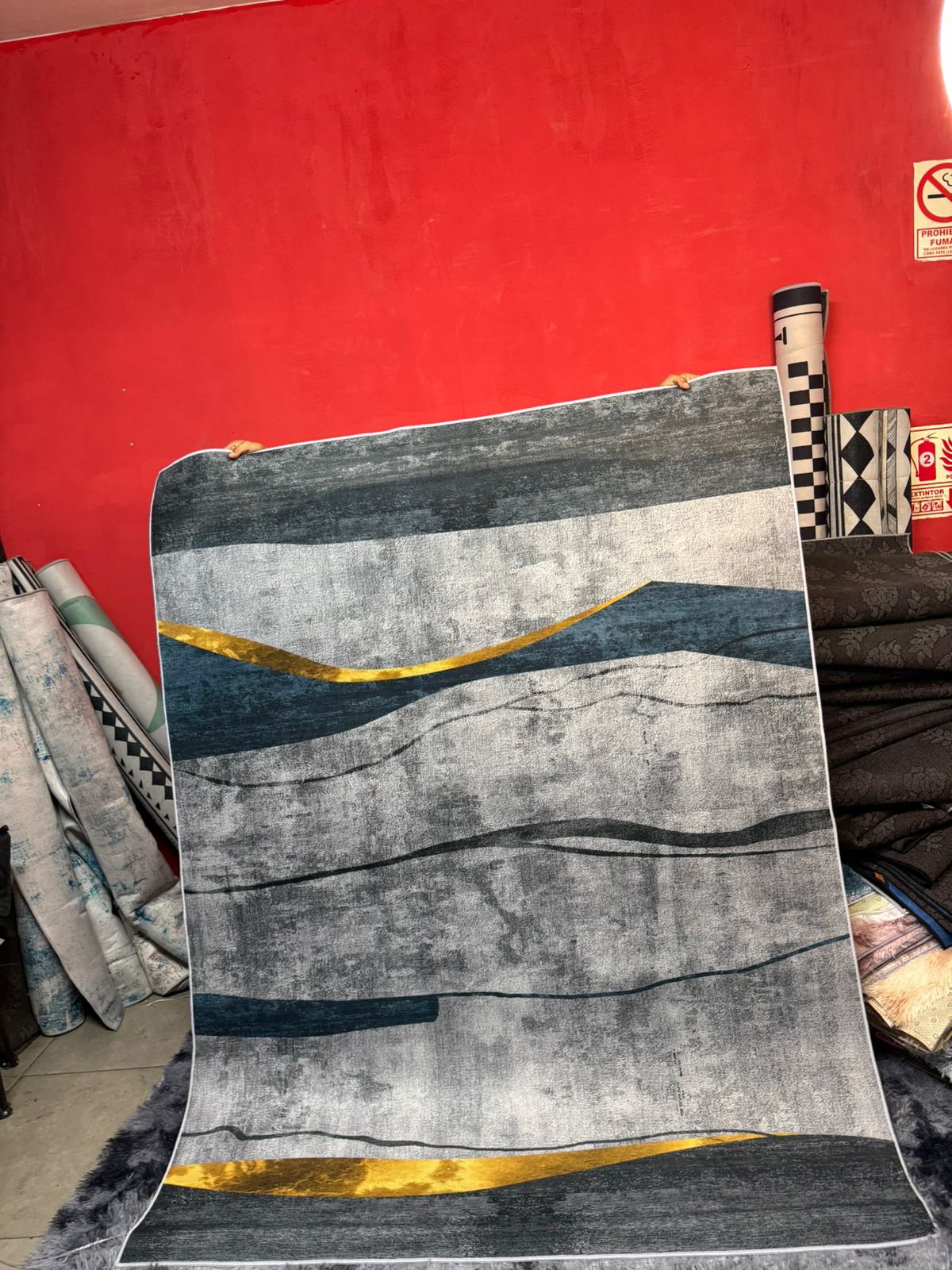 ALFOMBRAS ANTIDESLIZANTE 160x200CM TERCIOPELO