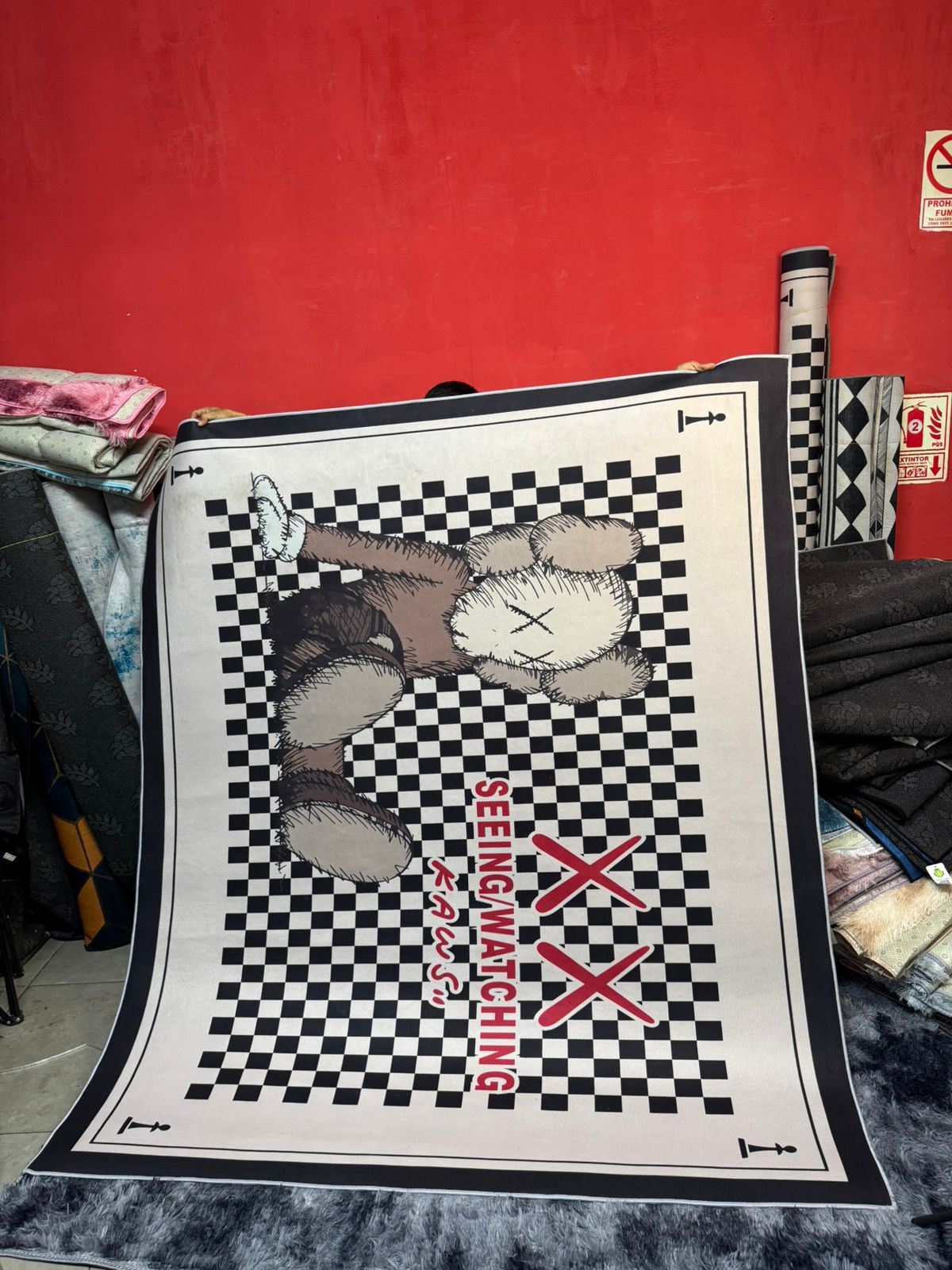 ALFOMBRAS ANTIDESLIZANTE 160x200CM TERCIOPELO