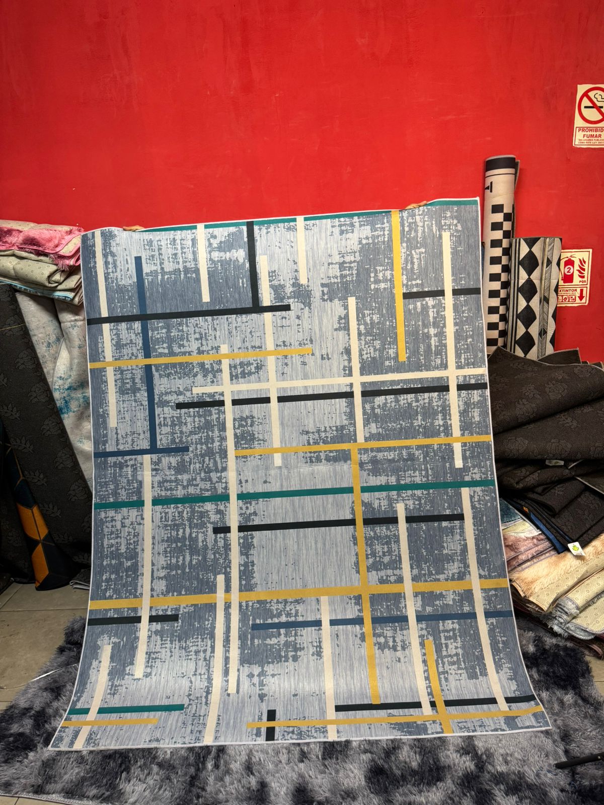 ALFOMBRAS ANTIDESLIZANTE 160x200CM TERCIOPELO