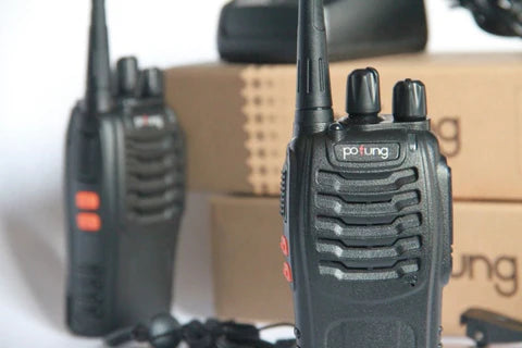 Radio de comunicación walkie talkie BF-888S pofung/baofeng Alcance promedio 5km (2 radios)