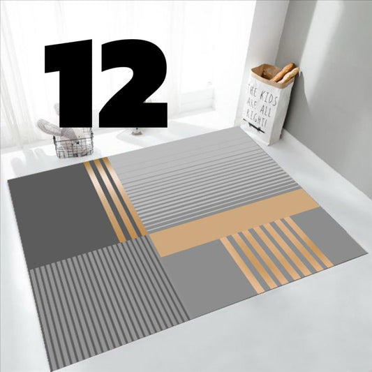 Alfombras antideslizantes de terciopelo 200x240cm borde reforzado Nro. 12