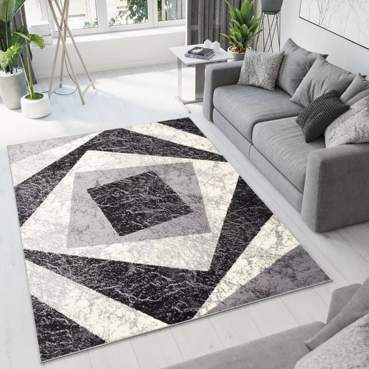 Alfombra antideslizante de terciopelo 200x300cm borde reforzado