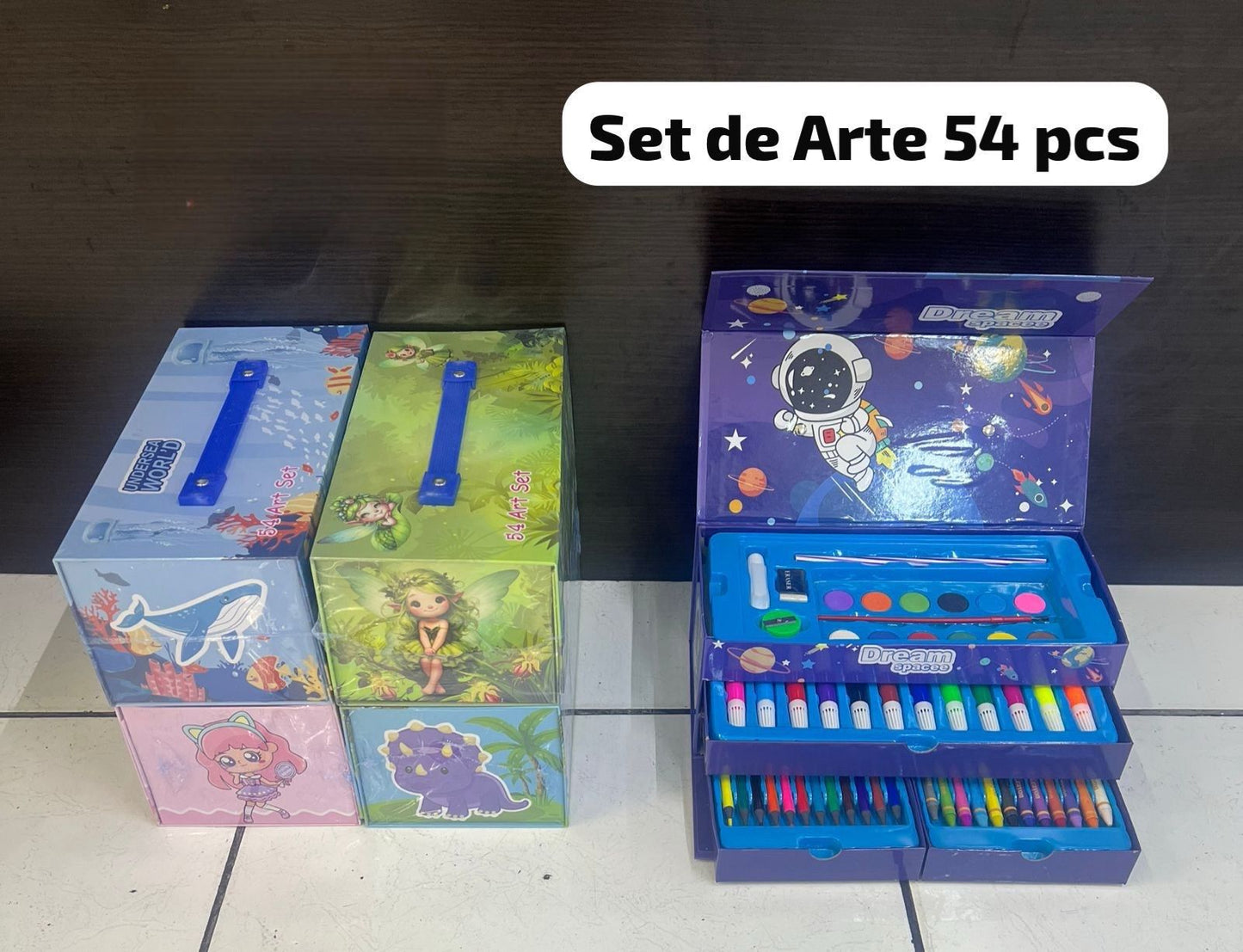 SET DE ARTE 54 PCS CL-AZ-3