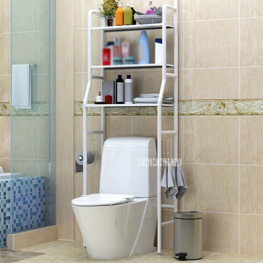 Mueble organizador estante de baño ahorrador de espacio