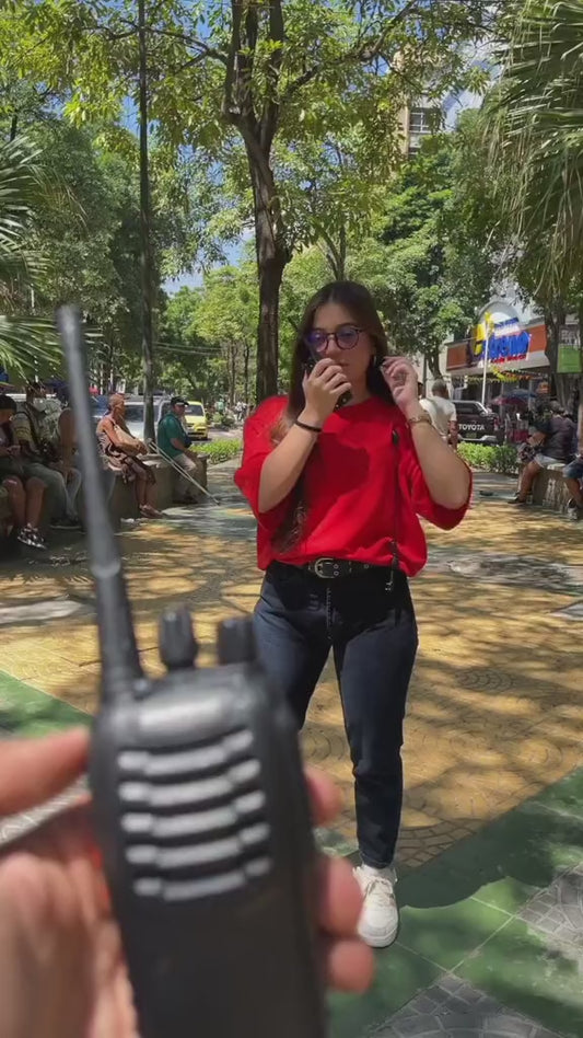 Par de Radios walkie talkie modelo BF-888S pofung/baofeng (5 Kilómetros)