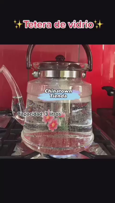 Tetera pyrex resistente al calor vidrio – Plaza Dragon