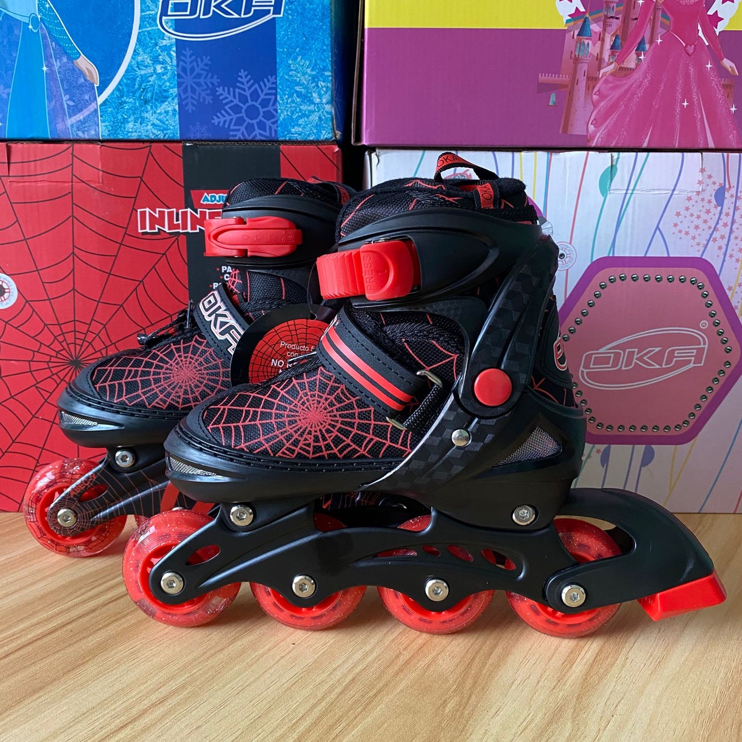 Patines Lineales OKA con accesorios - 5 Disponibles LIQUIDACION