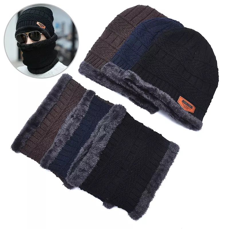 Gorro con cuellera clásico unisex