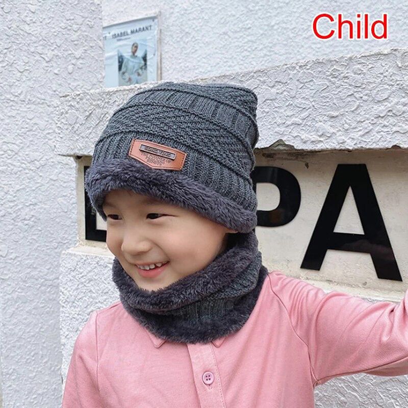 Gorro con cuellera clásico unisex