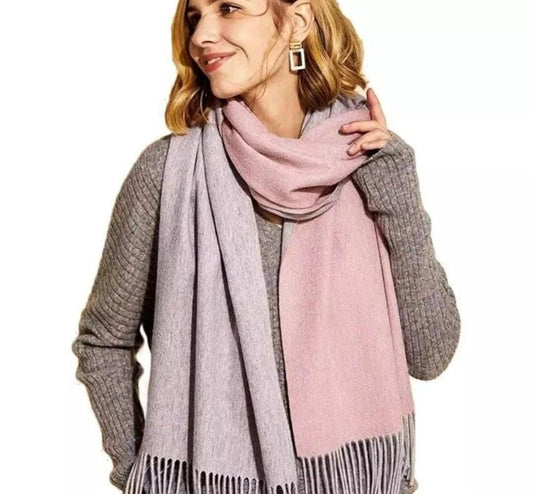 Chalina Bufanda Pashmina cashmere reversible
