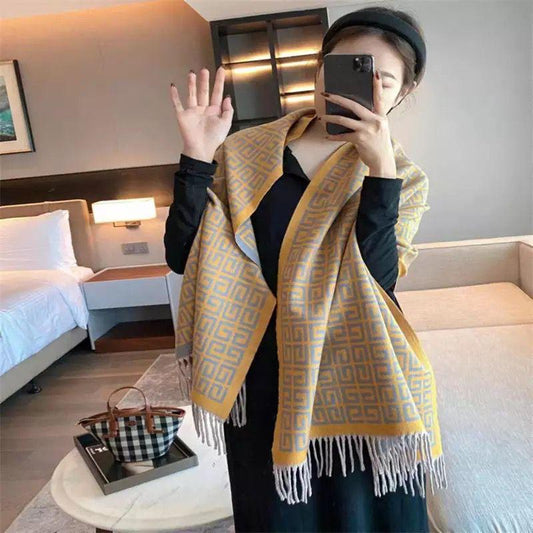 Bufanda pashmina PREMIUM cachemire Importado CUADRADOS