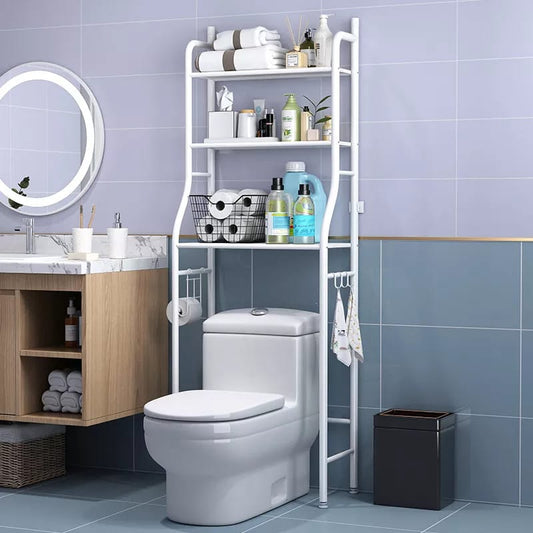 Mueble organizador estante de baño ahorrador de espacio