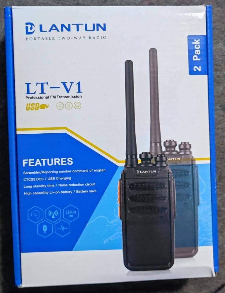 Radio Walkie Talkie LT-V1 Lantun (2 Radios)