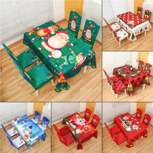 Set de comedor navideño 5 Piezas