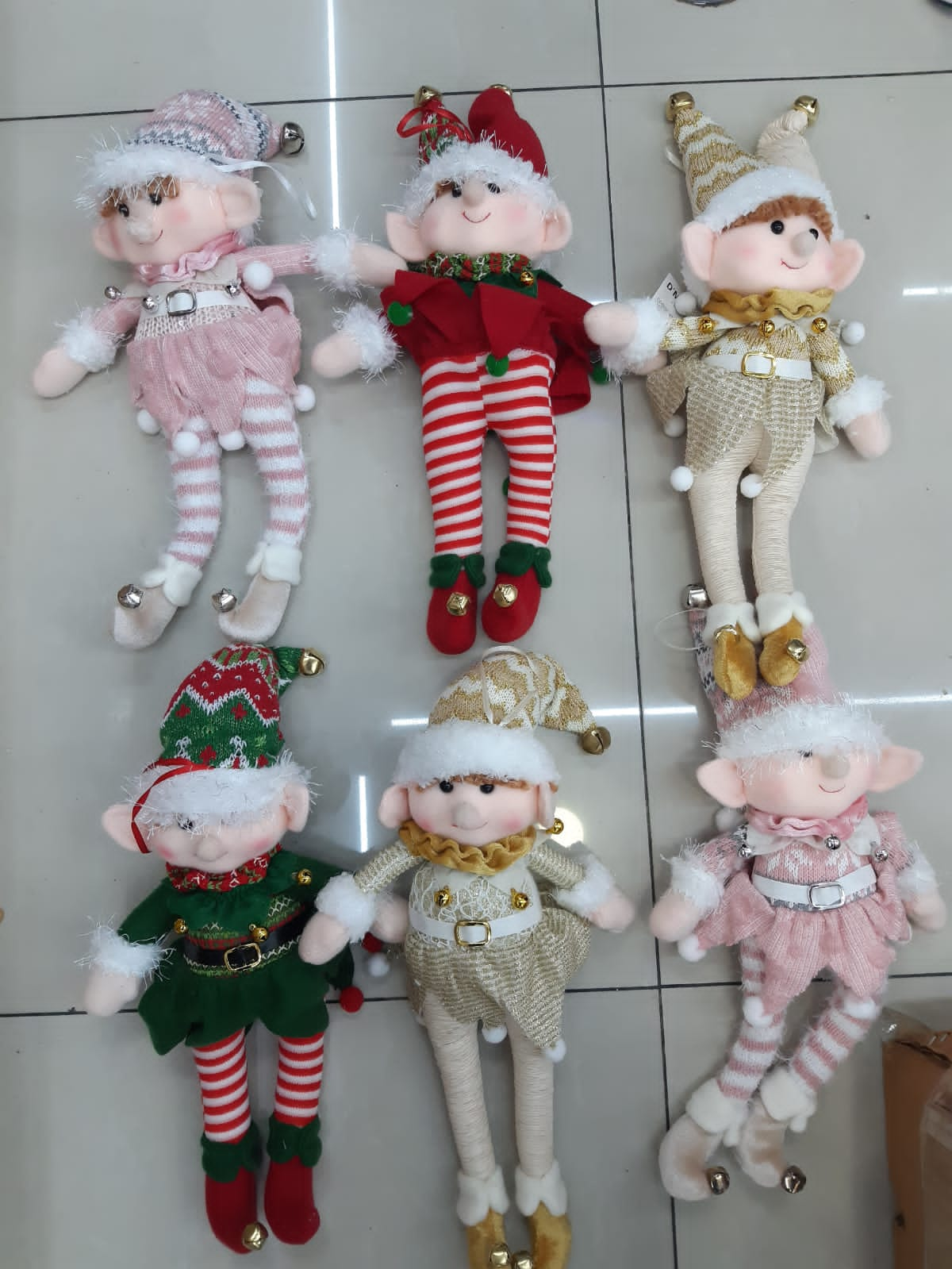 Duendes de Navidad colgantes Decoración