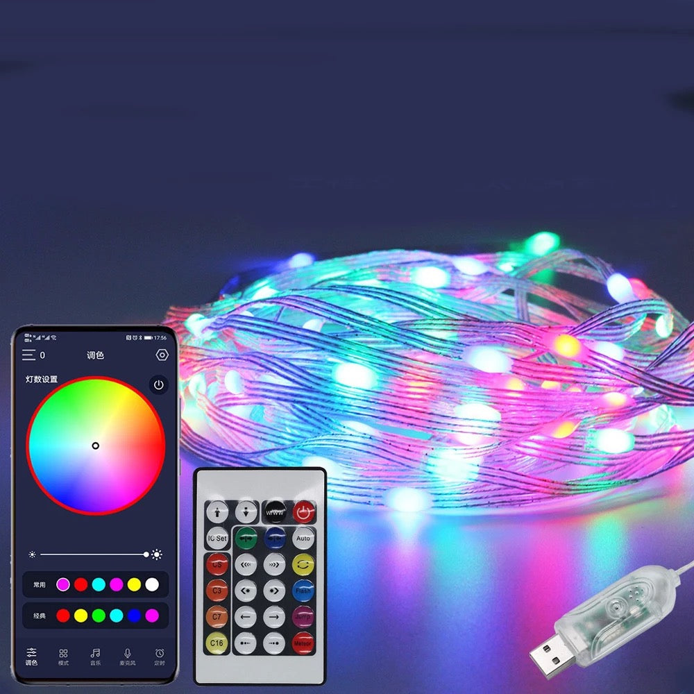 Tira de luces Led RGB con control