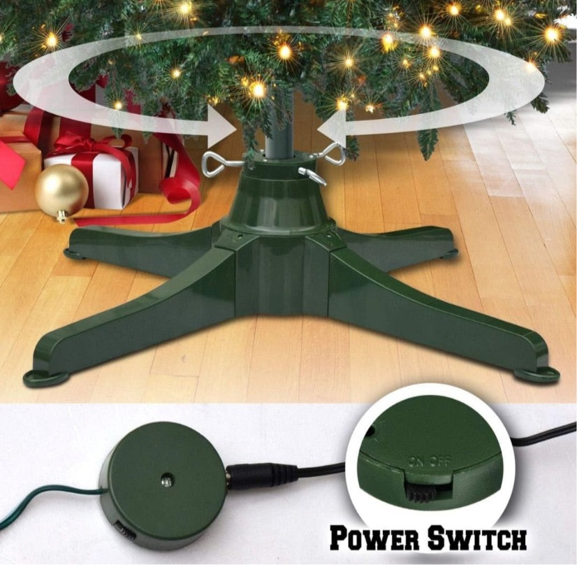 Base giratoria de árbol navidad eléctrico